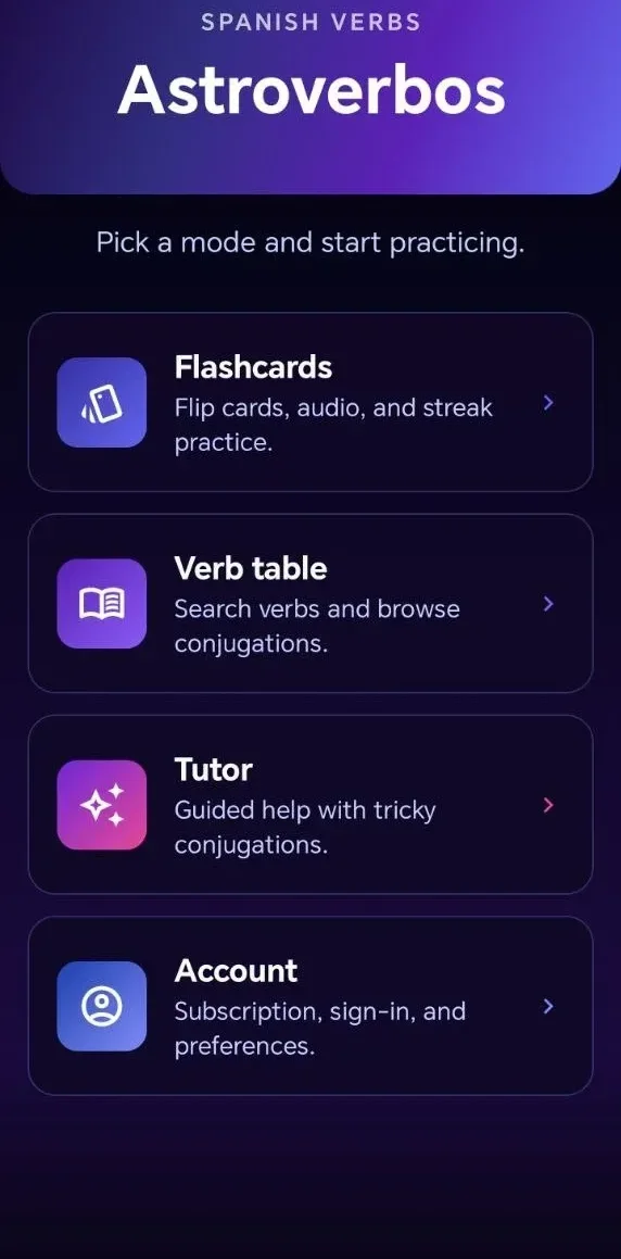 Astroverbos screenshot 1